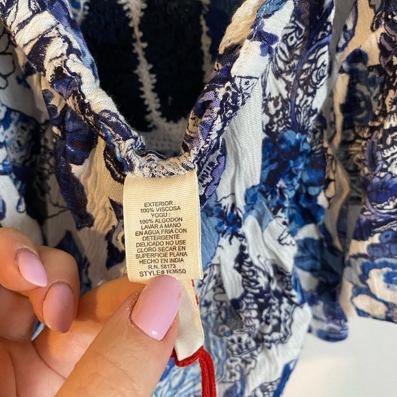 NWT RAGA Crocheted Peplum Crop Too - Picture 5 of 6